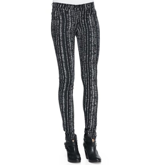 Rag & Bone/Jean Barcode Printed Leggings - Picture 1 of 6